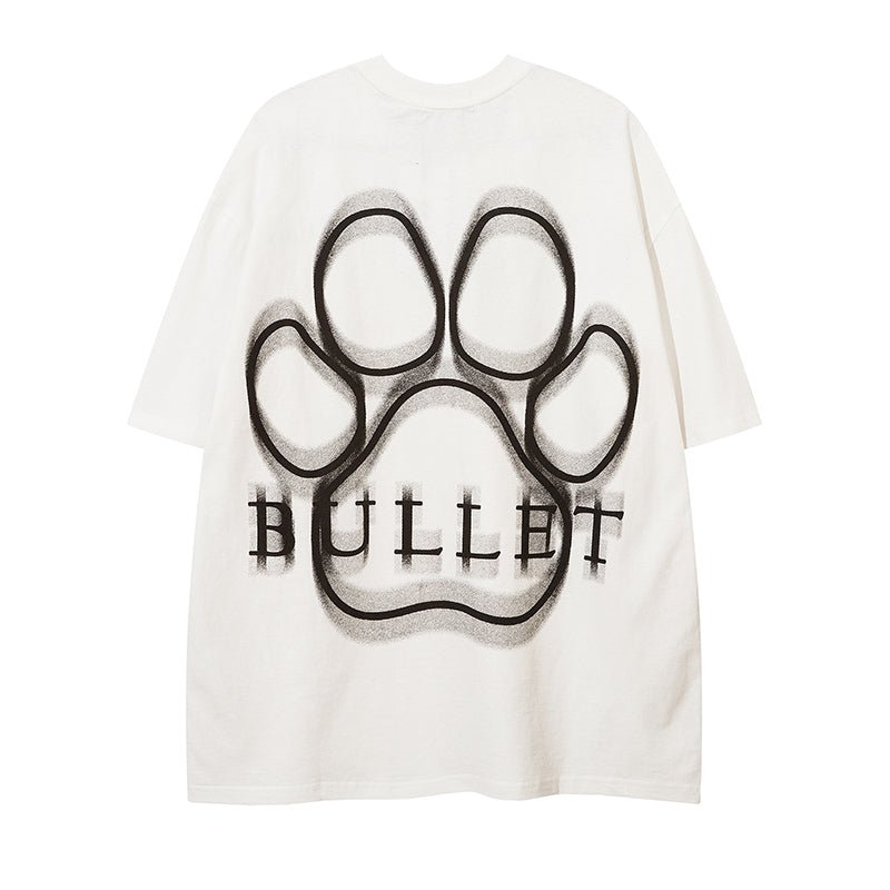 Bear Printed Short-sleeved T-shirt For Men - RALO COLLECTION STUDIO