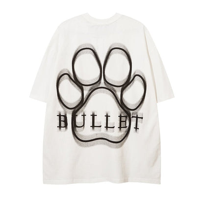 Bear Printed Short-sleeved T-shirt For Men - RALO COLLECTION STUDIO