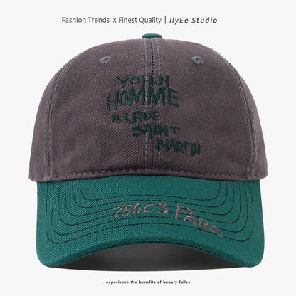 Big Head Circumference Peaked Cap Fashion Trendy Baseball Cap For Men - RALO COLLECTION STUDIO