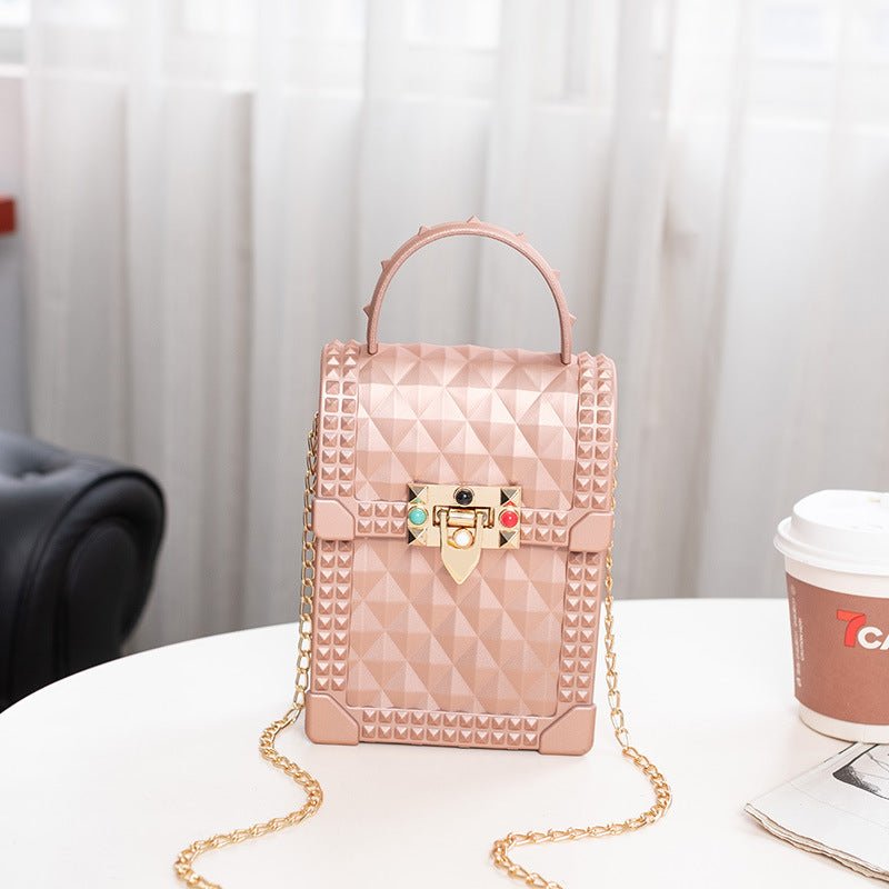Bolsa Feminina De Couro, Bolsa De Ombro Para Celular, Com Corrente, Para Moedas E Bolsos - RALO COLLECTION STUDIO
