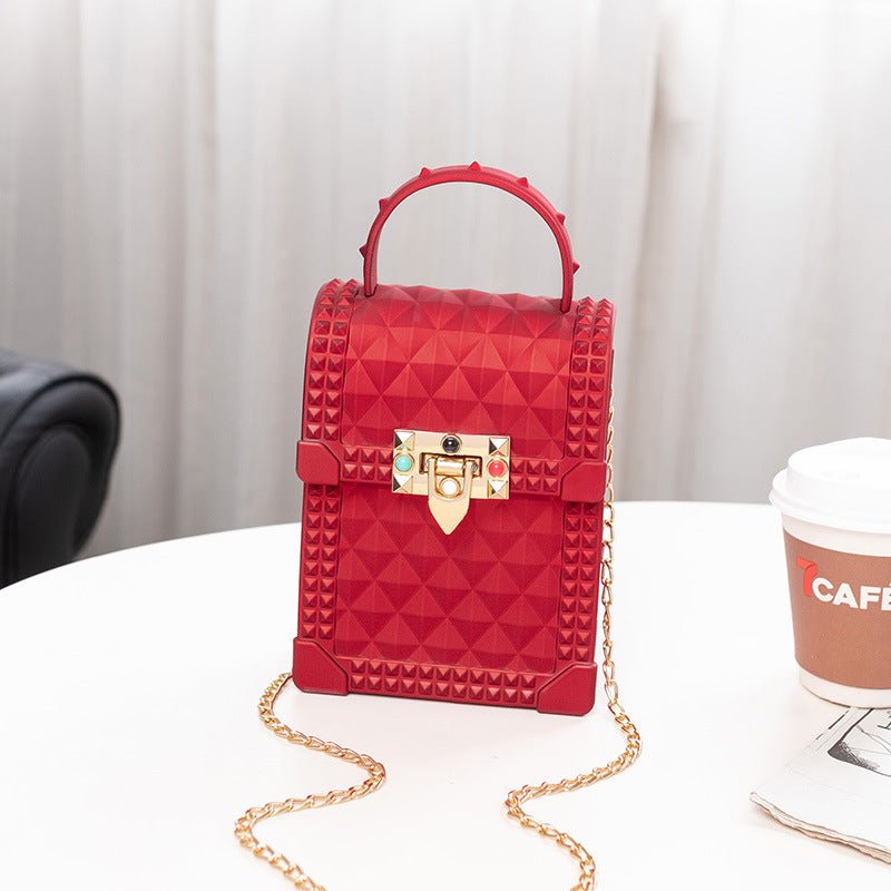 Bolsa Feminina De Couro, Bolsa De Ombro Para Celular, Com Corrente, Para Moedas E Bolsos - RALO COLLECTION STUDIO