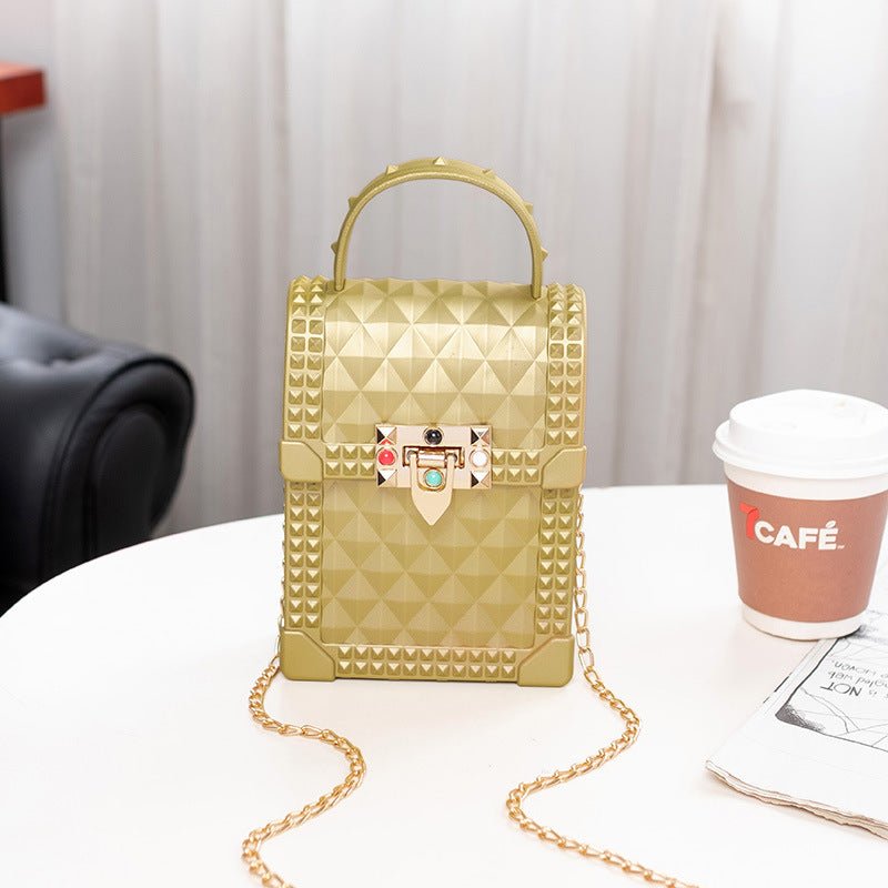 Bolsa Feminina De Couro, Bolsa De Ombro Para Celular, Com Corrente, Para Moedas E Bolsos - RALO COLLECTION STUDIO