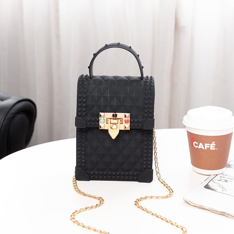 Bolsa Feminina De Couro, Bolsa De Ombro Para Celular, Com Corrente, Para Moedas E Bolsos - RALO COLLECTION STUDIO