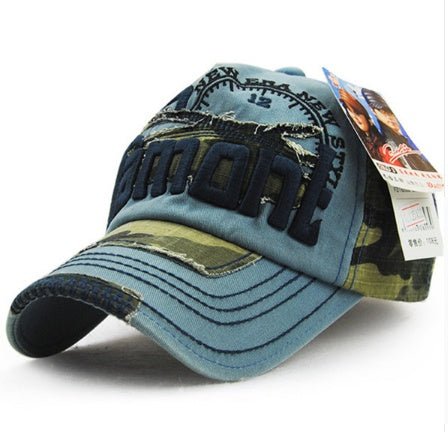 Camouflage baseball cap outdoor sunshade hats for men and women, European and American hats for leisure - RALO COLLECTION STUDIO