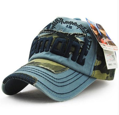 Camouflage baseball cap outdoor sunshade hats for men and women, European and American hats for leisure - RALO COLLECTION STUDIO