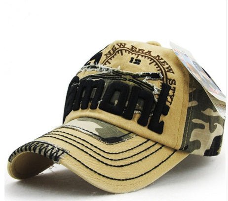 Camouflage baseball cap outdoor sunshade hats for men and women, European and American hats for leisure - RALO COLLECTION STUDIO