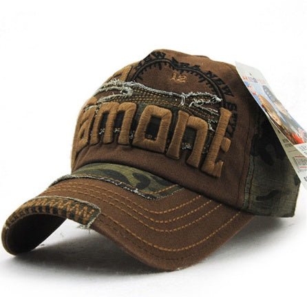 Camouflage baseball cap outdoor sunshade hats for men and women, European and American hats for leisure - RALO COLLECTION STUDIO