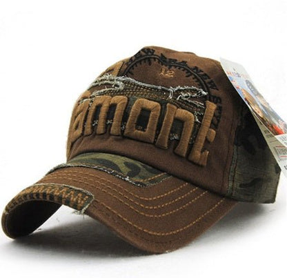 Camouflage baseball cap outdoor sunshade hats for men and women, European and American hats for leisure - RALO COLLECTION STUDIO