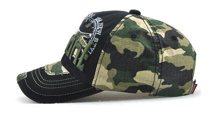 Camouflage baseball cap outdoor sunshade hats for men and women, European and American hats for leisure - RALO COLLECTION STUDIO