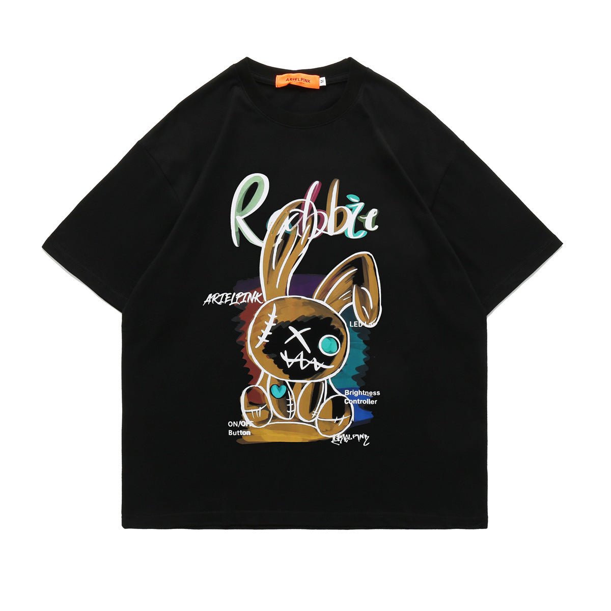 Cartoon Anime Loose T-shirt Round Neck Pullover Leisure Short Sleeve - RALO COLLECTION STUDIO