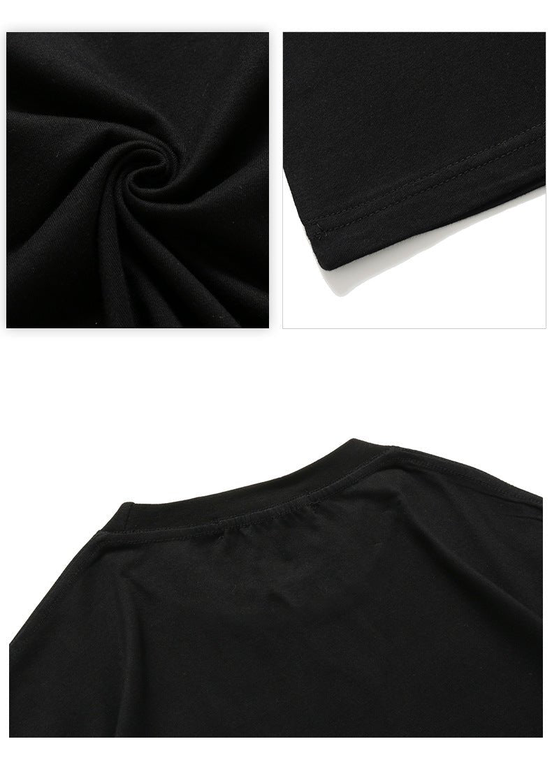 Cartoon Anime Loose T-shirt Round Neck Pullover Leisure Short Sleeve - RALO COLLECTION STUDIO