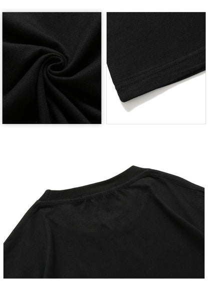 Cartoon Anime Loose T-shirt Round Neck Pullover Leisure Short Sleeve - RALO COLLECTION STUDIO