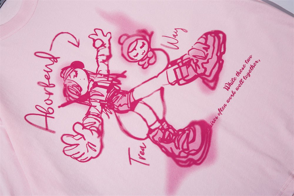 Cartoon Cotton T-shirt For Men And Women - RALO COLLECTION STUDIO