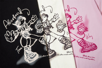 Cartoon Cotton T-shirt For Men And Women - RALO COLLECTION STUDIO