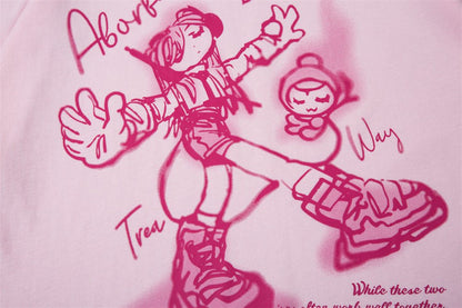 Cartoon Cotton T-shirt For Men And Women - RALO COLLECTION STUDIO