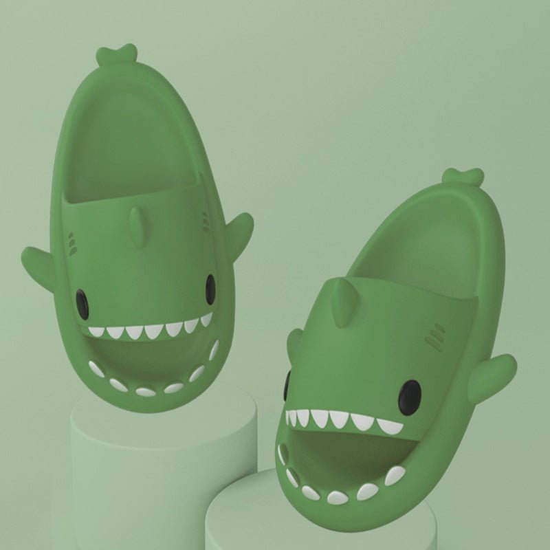 Cartoon Shark Slippers Funny Cutes Soft Slipper Indoor Outdoor Shoes For Women Men Couples - RALO COLLECTION STUDIO