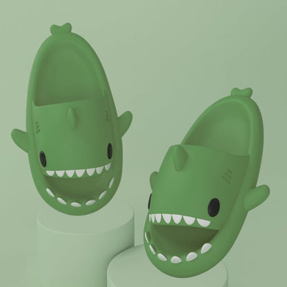 Cartoon Shark Slippers Funny Cutes Soft Slipper Indoor Outdoor Shoes For Women Men Couples - RALO COLLECTION STUDIO