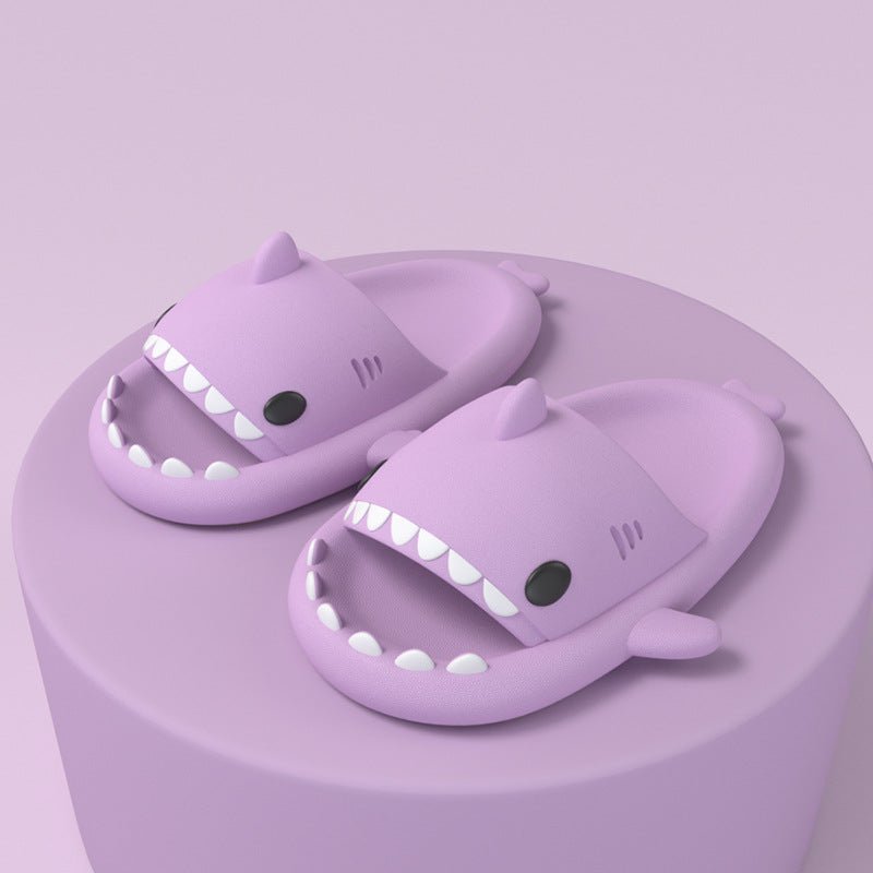 Cartoon Shark Slippers Funny Cutes Soft Slipper Indoor Outdoor Shoes For Women Men Couples - RALO COLLECTION STUDIO