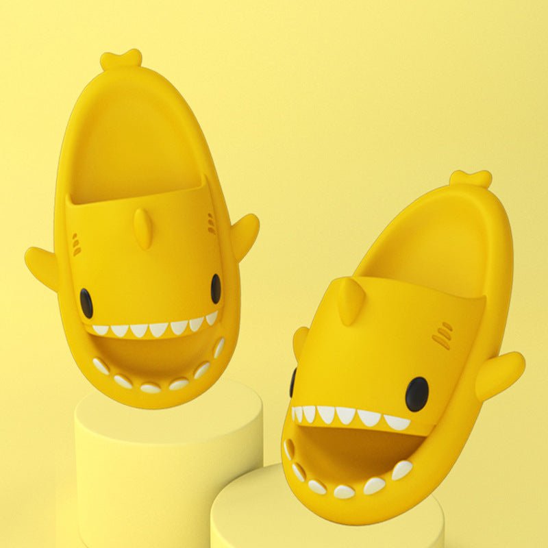 Cartoon Shark Slippers Funny Cutes Soft Slipper Indoor Outdoor Shoes For Women Men Couples - RALO COLLECTION STUDIO