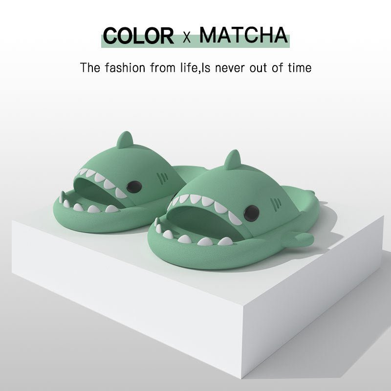 Cartoon Shark Slippers Funny Cutes Soft Slipper Indoor Outdoor Shoes For Women Men Couples - RALO COLLECTION STUDIO