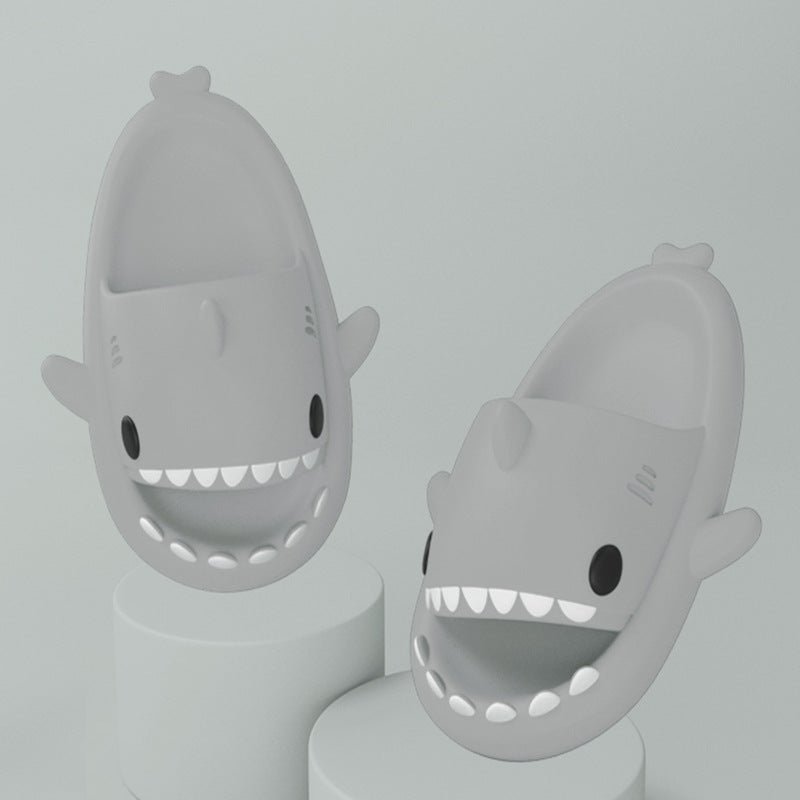 Cartoon Shark Slippers Funny Cutes Soft Slipper Indoor Outdoor Shoes For Women Men Couples - RALO COLLECTION STUDIO