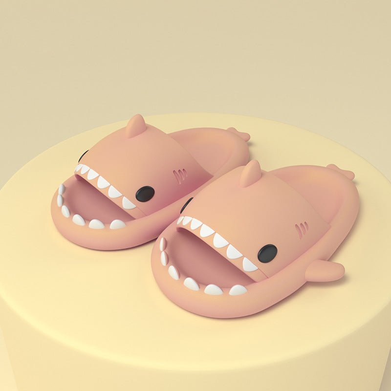 Cartoon Shark Slippers Funny Cutes Soft Slipper Indoor Outdoor Shoes For Women Men Couples - RALO COLLECTION STUDIO