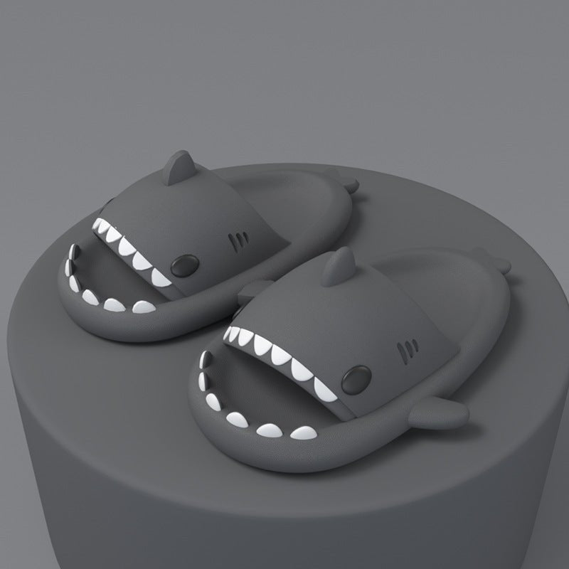 Cartoon Shark Slippers Funny Cutes Soft Slipper Indoor Outdoor Shoes For Women Men Couples - RALO COLLECTION STUDIO