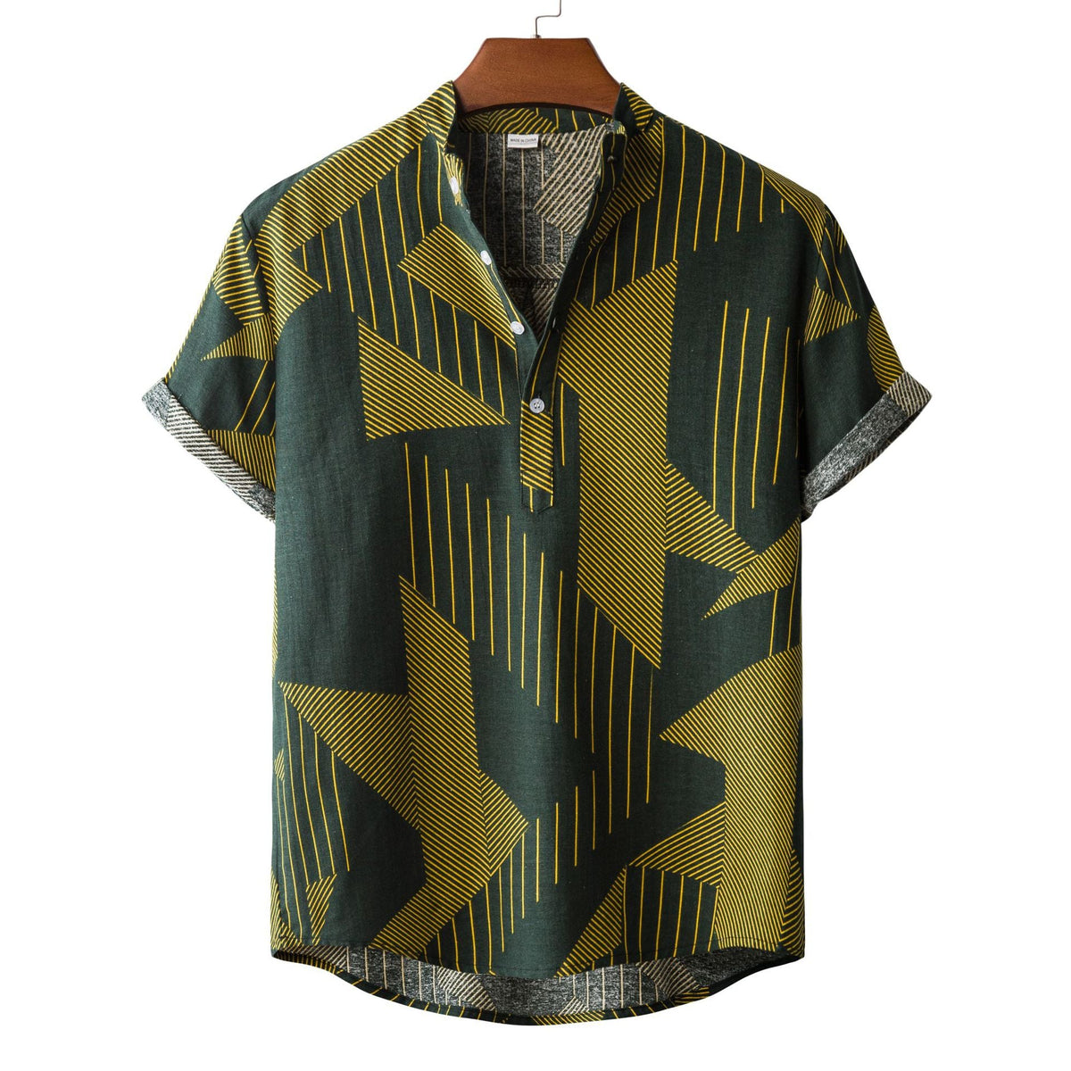 Casual Linen Floral Shirt Men - RALO COLLECTION STUDIO