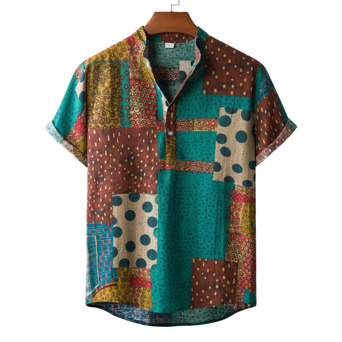 Casual Linen Floral Shirt Men - RALO COLLECTION STUDIO
