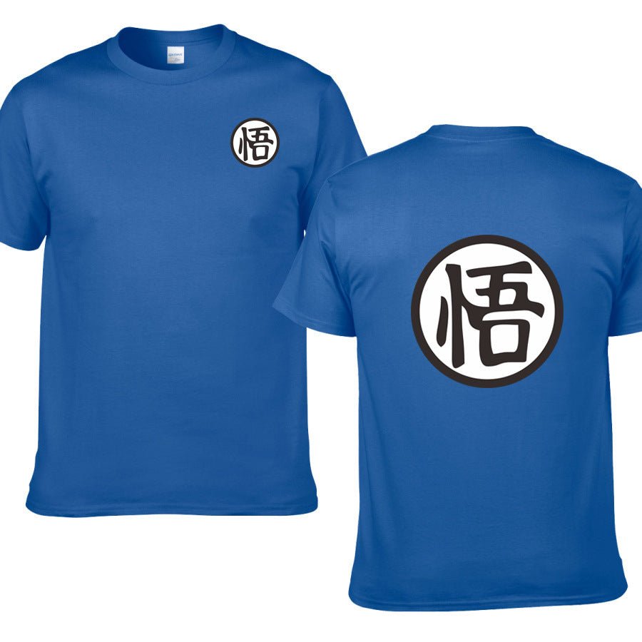 Casual Men Short Sleeve Shirt Cotton High Quality Male T-Shirts Anime Tops Tees - RALO COLLECTION STUDIO