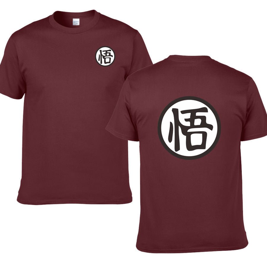 Casual Men Short Sleeve Shirt Cotton High Quality Male T-Shirts Anime Tops Tees - RALO COLLECTION STUDIO