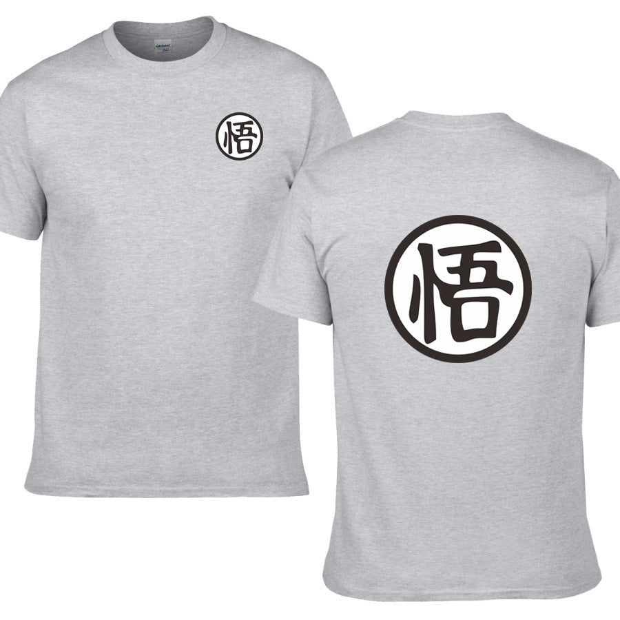 Casual Men Short Sleeve Shirt Cotton High Quality Male T-Shirts Anime Tops Tees - RALO COLLECTION STUDIO