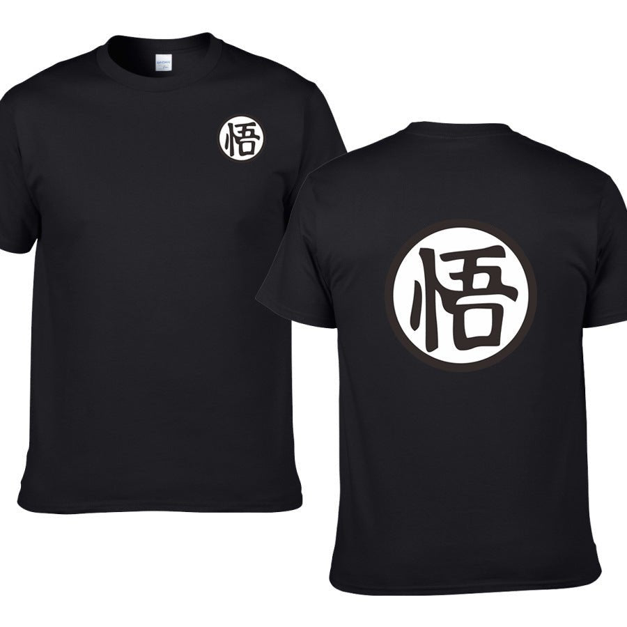 Casual Men Short Sleeve Shirt Cotton High Quality Male T-Shirts Anime Tops Tees - RALO COLLECTION STUDIO