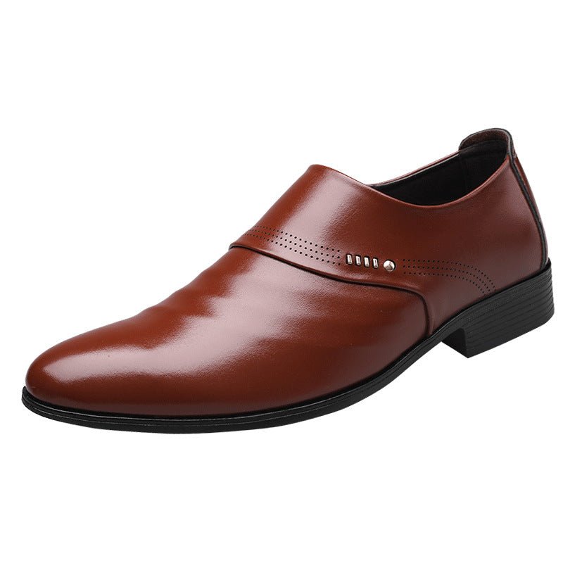 Casual pointed toe shoes men leather shoes men - RALO COLLECTION STUDIO