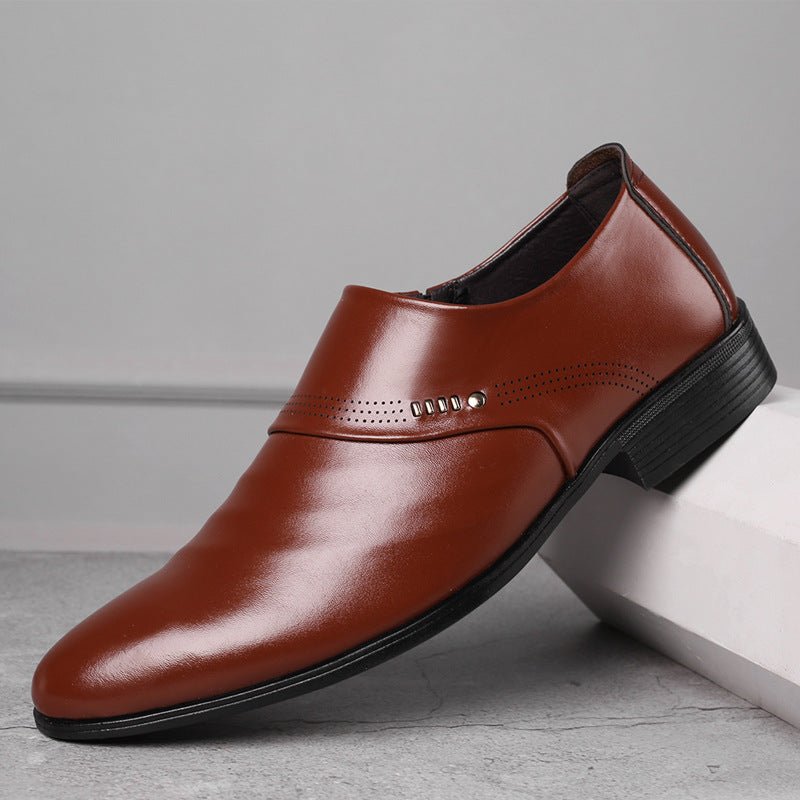 Casual pointed toe shoes men leather shoes men - RALO COLLECTION STUDIO
