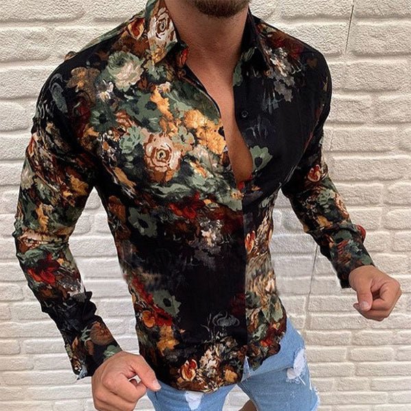 Casual Trendy Fashion Slim Shirt Men - RALO COLLECTION STUDIO