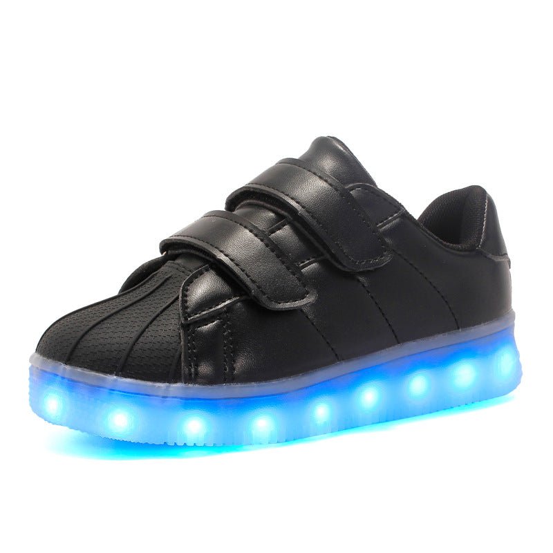 Children's Luminous Shoes Charging LED Light Shoes Colorful Shell-Toe Children's Shoes - RALO COLLECTION STUDIO