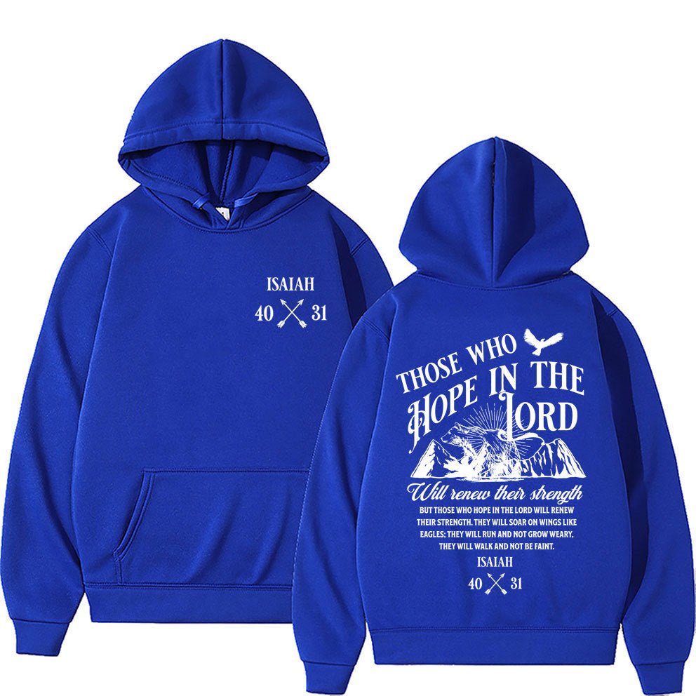 Christian Jesus Letters Print Hoodies Men Women's Clothing - RALO COLLECTION STUDIO