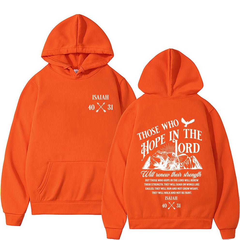 Christian Jesus Letters Print Hoodies Men Women's Clothing - RALO COLLECTION STUDIO