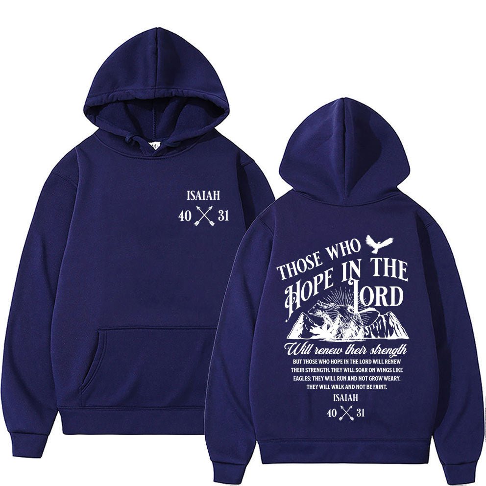 Christian Jesus Letters Print Hoodies Men Women's Clothing - RALO COLLECTION STUDIO