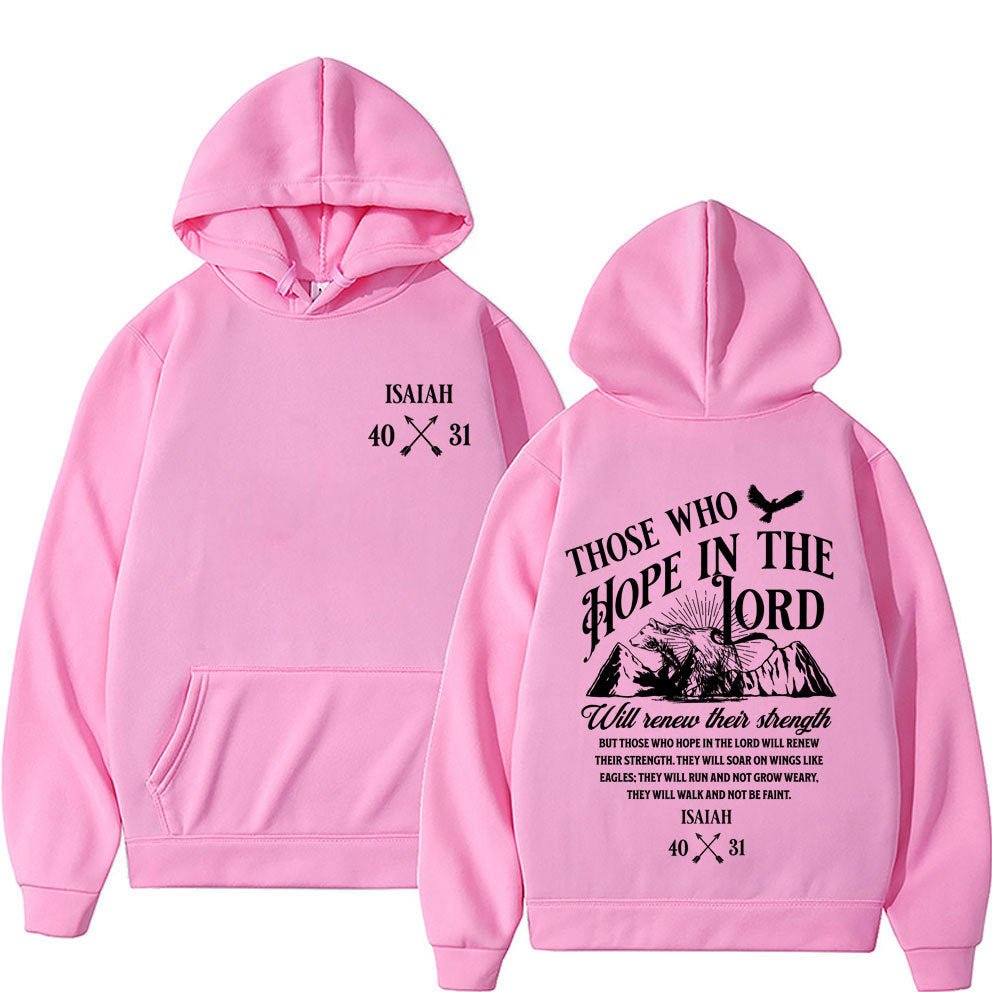 Christian Jesus Letters Print Hoodies Men Women's Clothing - RALO COLLECTION STUDIO