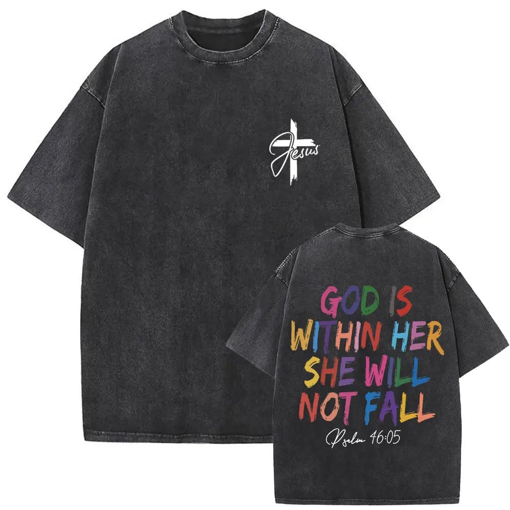 Christian Religious Jesus Forgive Them Father Vintage Washed T-shirt - RALO COLLECTION STUDIO