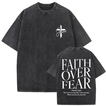 Christian Religious Jesus Forgive Them Father Vintage Washed T-shirt - RALO COLLECTION STUDIO