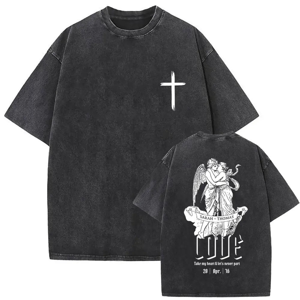 Christian Religious Jesus Forgive Them Father Vintage Washed T-shirt - RALO COLLECTION STUDIO