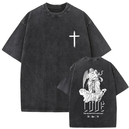Christian Religious Jesus Forgive Them Father Vintage Washed T-shirt - RALO COLLECTION STUDIO