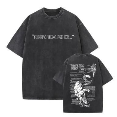 Christian Religious Jesus Forgive Them Father Vintage Washed T-shirt - RALO COLLECTION STUDIO