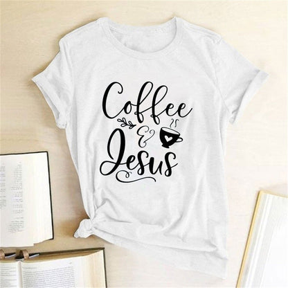Coffee and Jesus Amen T-Shirt - RALO COLLECTION STUDIO