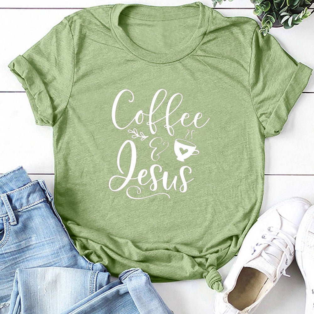 Coffee and Jesus Amen T-Shirt - RALO COLLECTION STUDIO