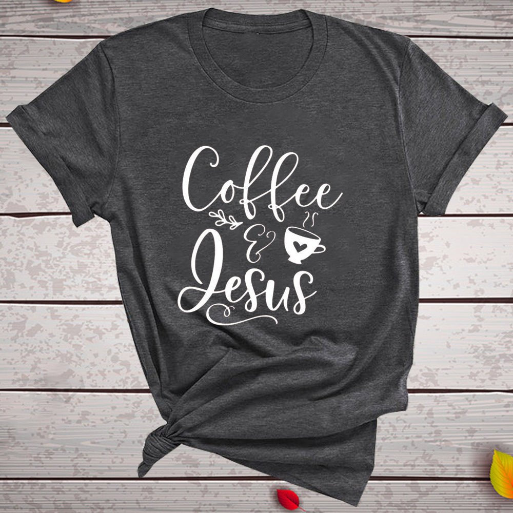 Coffee and Jesus Amen T-Shirt - RALO COLLECTION STUDIO