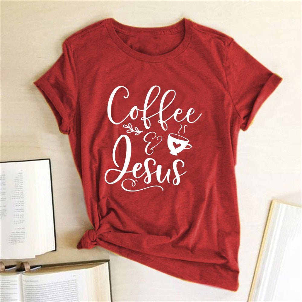 Coffee and Jesus Amen T-Shirt - RALO COLLECTION STUDIO